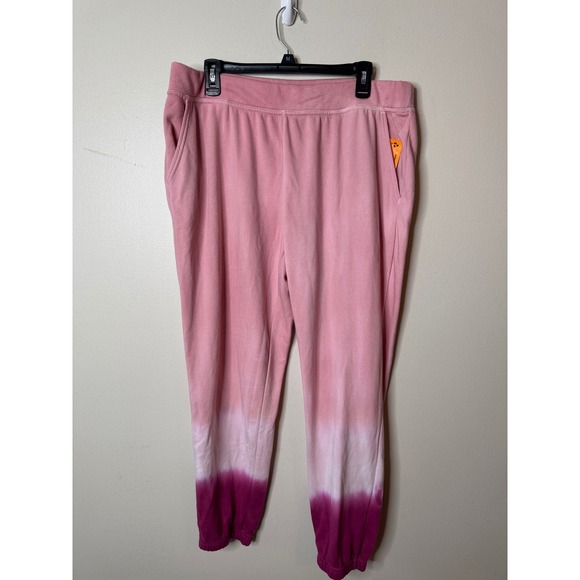 Wildfox Pants - Wildfox Olivia Tie-Dye Joggers Pink Purple Ombre Sweatpants